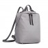 LG1904-MISS LULU PRISMUSMUSTER LEDER LOOK RUCKSACK GRAU